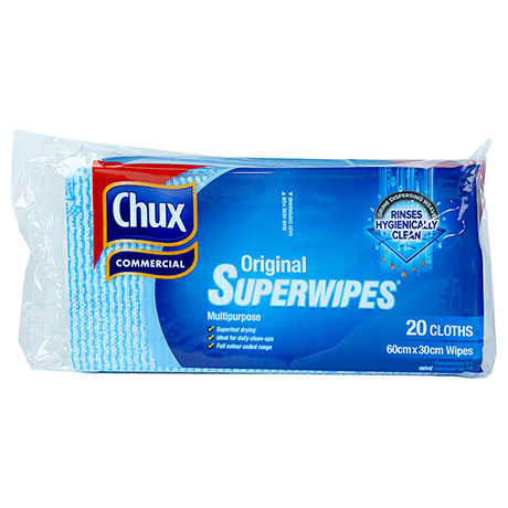 Chux® Superwipes® Blue 60x30cm Pk20