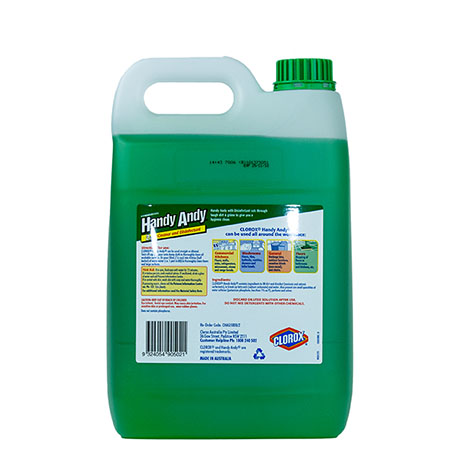 Handy Andy® Cleaner And Disinfectant Green 5L - Clorox Professional ...