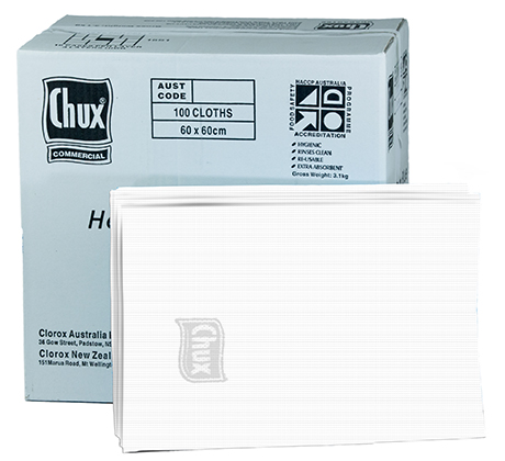 Chux® Superwipes® HD White 60x60cm Box100