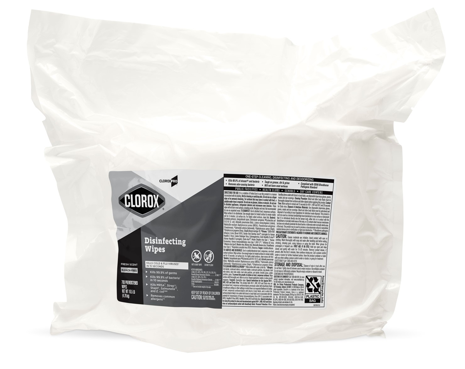 Clorox® Disinfecting Wipes Fresh Scent 700ct Refill