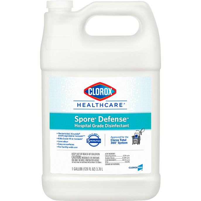 Clorox Healthcare® Spore Defense™ Cleaner Disinfectant 3.78L